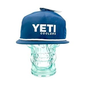 YETI Coolers Rope Navy Blue TRUCKER Hat Snapback